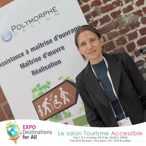 Maud DUPUIS-CAILLOT &agrave; Destinations for all les 1 et 2 octobre 2018 &agrave; Bruxelles.